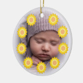 Cute Little Sunshine Photo Ceramic Ornament (Links)