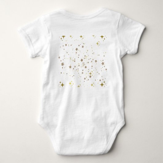 Cute little tiger gold start romper (Achterkant)