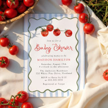 Cute Little Tomato Baby Shower