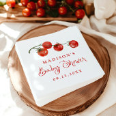 Cute Little Tomato Baby Shower Servet