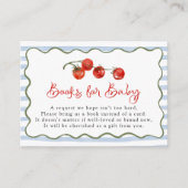 Cute Little Tomato Books for Baby Informatiekaartje (Voorkant)