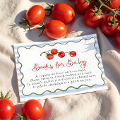 Cute Little Tomato Books for Baby Informatiekaartje