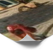 Cute Little Tourist town Modern berg fantasy Poster (Hoek)