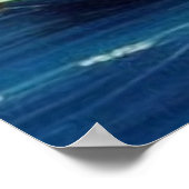 Cute Little Tourist town Modern harbour fantasy Poster (Hoek)