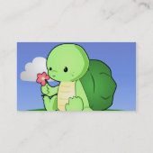 Cute Little Turtle Visitekaartje (Achterkant)