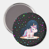 Cute Little Unicorn Magneet (Voorkant / Achterkant)