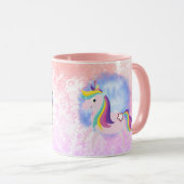 Cute little unicorn  mok (Voorkant rechts)
