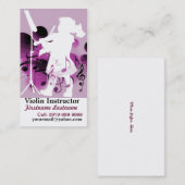 Cute Little Violinist Visitekaartje (Voorkant / Achterkant)