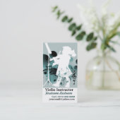 Cute Little Violinist Visitekaartje (Staand voorkant)