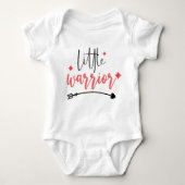 Cute little Warrior baby unisex Romper (Voorkant)