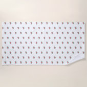 Cute Little Water Melon Pattern Strandlaken (Voorkant)