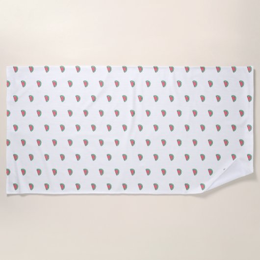 Cute Little Water Melon Pattern Strandlaken (Voorkant)