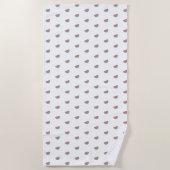 Cute Little Water Melon Pattern Strandlaken (Voorkant)