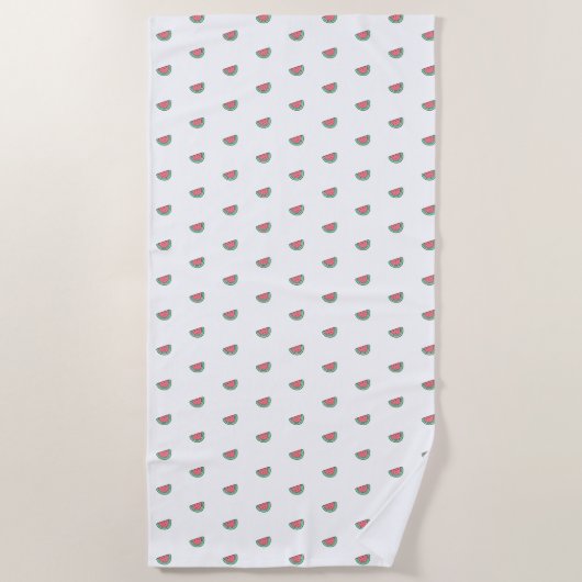 Cute Little Water Melon Pattern Strandlaken (Voorkant)