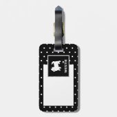 Cute Little Westie - West Highland Terrier Bagagelabel (Achterkant verticaal)