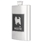 Cute Little Westie - West Highland Terrier Flacon (Links)