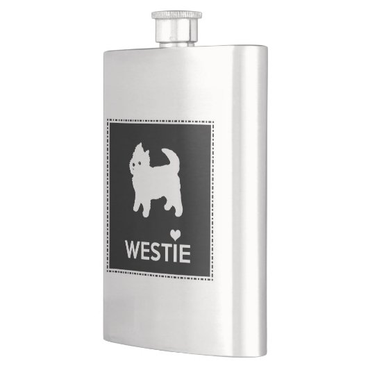 Cute Little Westie - West Highland Terrier Flacon (Links)