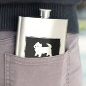 Cute Little Westie - West Highland Terrier Flacon (Voorbeeld)