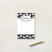 Cute Little Westie - West Highland White Terriers Post-it® Notes (Op bureau)