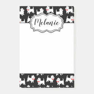 Cute Little Westie - West Highland White Terriers Post-it® Notes