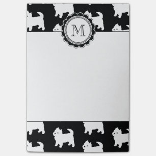 Cute Little Westie - West Highland White Terriers Post-it® Notes