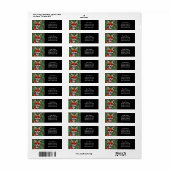 Cute Little Wilderness Fox Etiket (Full Sheet)