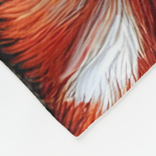 Cute Little Wilderness Fox Fleece Deken (Hoek)