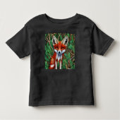 Cute Little Wilderness Fox Kinder Shirts (Voorkant)