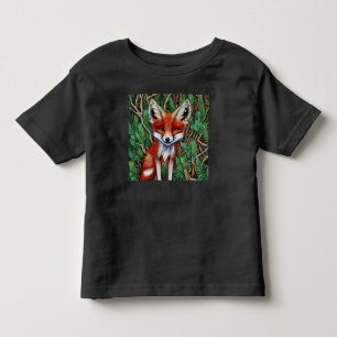 Cute Little Wilderness Fox Kinder Shirts