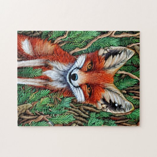 Cute Little Wilderness Fox Legpuzzel (Horizontaal)