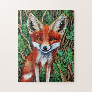 Cute Little Wilderness Fox Legpuzzel