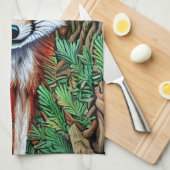 Cute Little Wilderness Fox Theedoek (Quarter Fold)