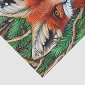 Cute Little Wilderness Fox Tissuepapier (Detail)