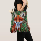 Cute Little Wilderness Fox Tote Bag (Dichtbij)