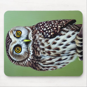 Cute Little Wilderness Woodland Owl Muismat