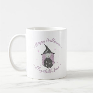 Cute Little Witch Children's Halloween Birthday Koffiemok