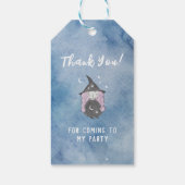 Cute Little Witch Children's Halloween Party Gift Cadeaulabel (Achterkant)