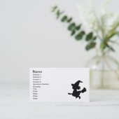 Cute Little Witch Visitekaartje (Staand voorkant)