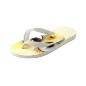Cute Little Yellow Chicken Surprisprisged Big Eyes Kinder Teenslippers (Schuin)