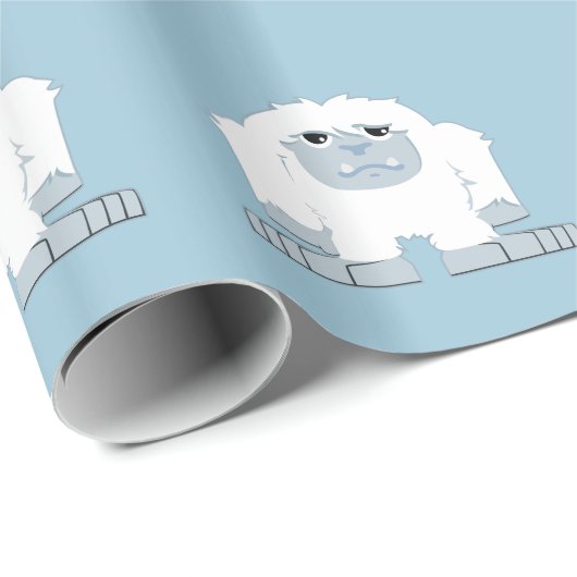 Cute little Yeti Cadeaupapier (Rol Hoek)