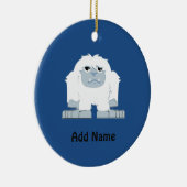 Cute little Yeti Keramisch Ornament (Rechts)