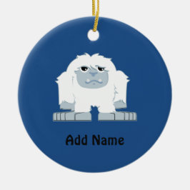 Cute little Yeti Keramisch Ornament