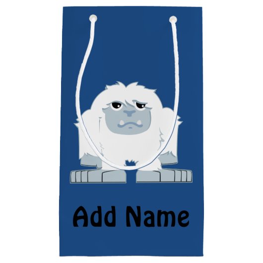 Cute little Yeti Klein Cadeauzakje (Voorkant)