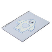 Cute Little Yeti Notitieboek (Linkerzijde)