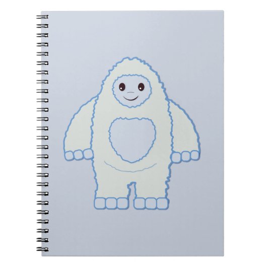 Cute Little Yeti Notitieboek (Voorkant)