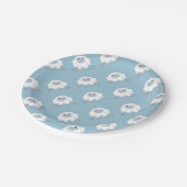 Cute Little Yeti Papieren Bordje (Gekanteld)