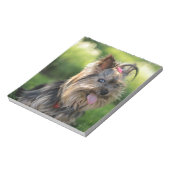 Cute Little Yorkshire Terrier Dog Notitieblok (Linkerzijde)