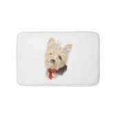 Cute Little Yorkshire Terrier Yorkie Dog Badmat (Voorkant)