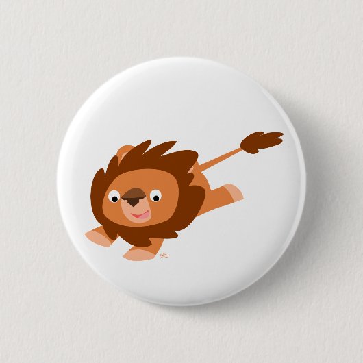 Cute Lively Cartoon Button Badge (Voorkant)