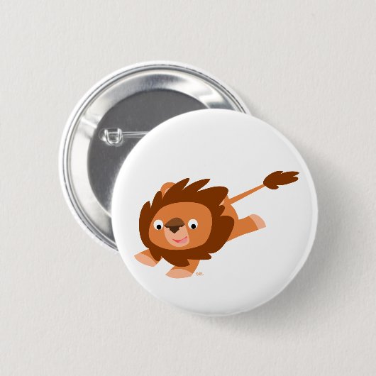 Cute Lively Cartoon Button Badge (Voorkant /achterkant)